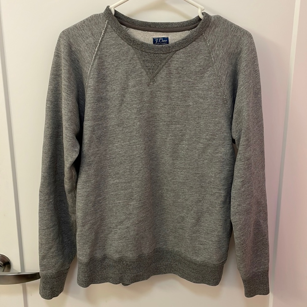 J Crew Grey Crewneck Sweater